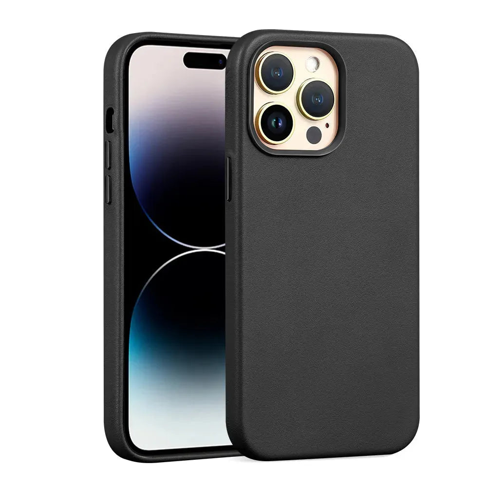 Magnetic Absorbing Leather Phone Case - Bellarte Enchanté Magnetic Absorbing Leather Phone Case